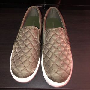 Flat comfy green shoes